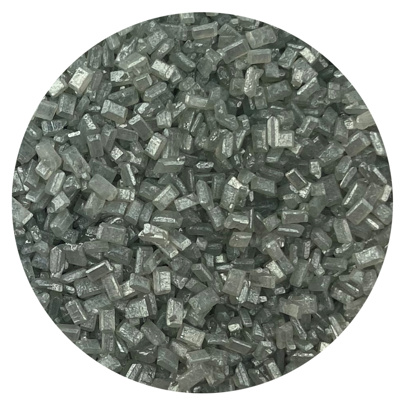Silver Pearlized Sugar Crystals 8 lb.