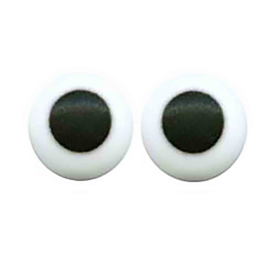 Black & White Icing Eyes, 1/2" 