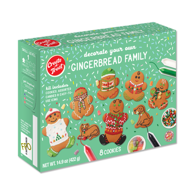Create a Treat Gingerbread Family Cookie Kit, 14.9 oz.