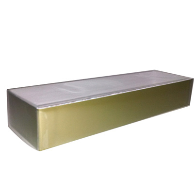 Gold Polylined Candy Box, 7 3/4" x 2 1/4" x 1 5/16"
