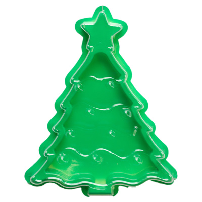 Green Christmas Tree Candy Box, 1/2 lb."