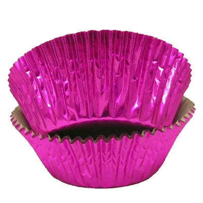 Hot Pink Foil Muffin Baking Cup,500 count