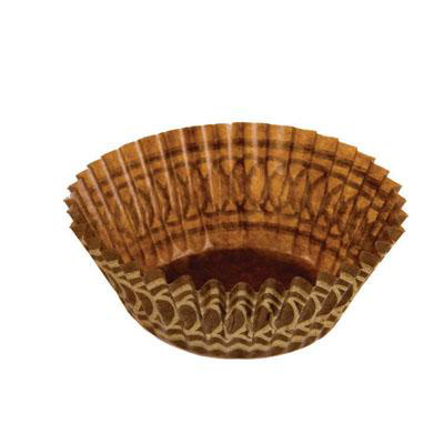 Brown & Gold Mini Baking Cup, 1000 count