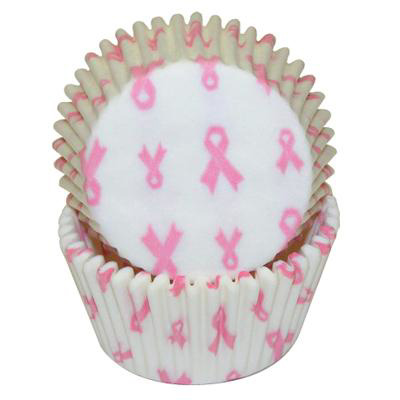 Pink Ribbon Muffin Baking Cups, 500 count