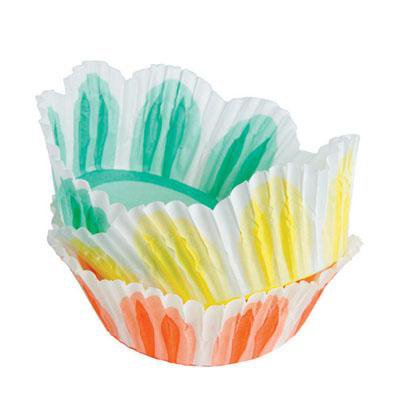 Assorted Pastel Fluted Muffin Baking Cups, 1000 count 