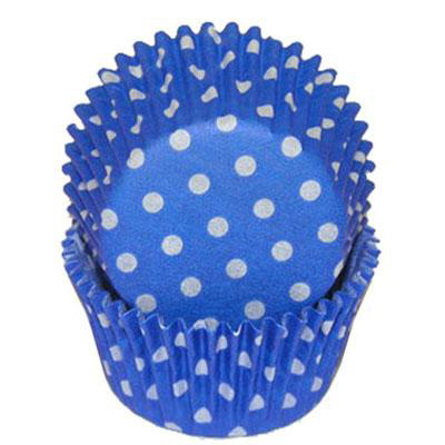 Blue Polka Dots Baking Cups, 500 Count
