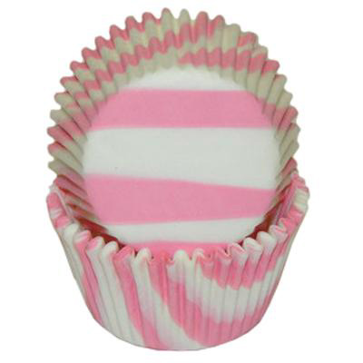OBS - Pink Zebra Baking Cups, 500 count