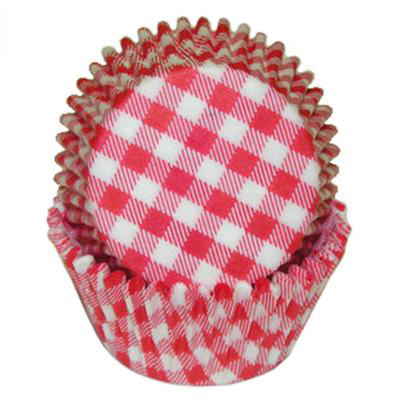 Red Gingham Baking Cup, 500 count