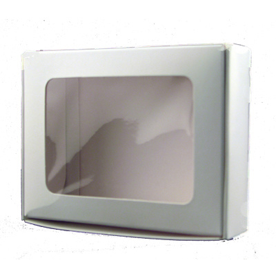 White w/Window Candy Box, 1/4 lb.