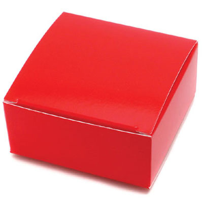 White Maxi Candy Box, 2 1/2" x 1 1/8"