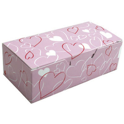 Entangled Hearts Candy Box, 1/2 lb.