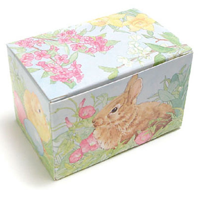Easter Egg Print Candy Box, 1/2 lb.