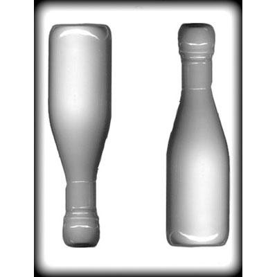 Champagne Bottle Hard Candy Mold, 7 1/8"