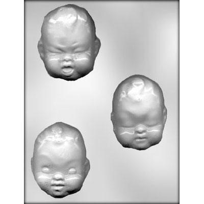 Baby Face Chocolate Mold, 3 1/2"