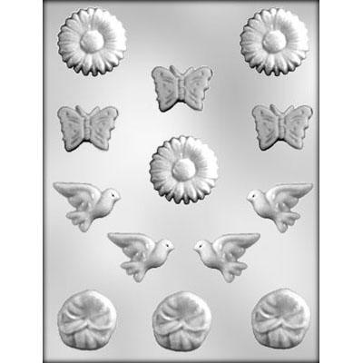 Flower / Butterfly / Dove Chocolate Mold