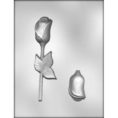 Rose With Leaf 3D Chocolate Mold