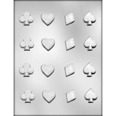 Card Suit Chocolate Mold, 1¼"