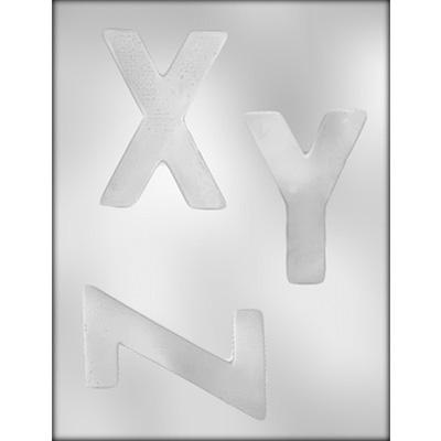 Letter X-Y-Z Chocolate Mold