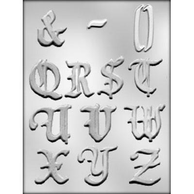 Alphabet Q-Z Chocolate Mold