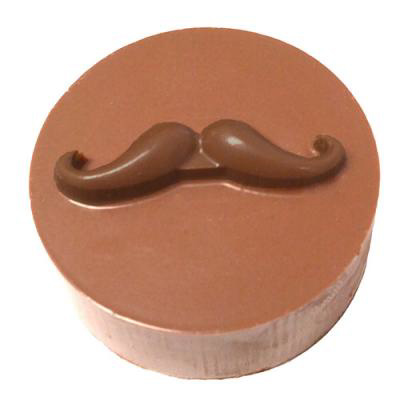 Mustache Sandwich Cookie Chocolate Mold