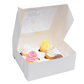 White Cupcake Box, 10 x 4"