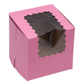 Strawberry Pink Cupcake Box, 4 x 4"