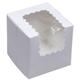 White Cupcake Box,  4 x 4"