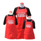 Child Christmas Baking Apron, 19 In X 16 In