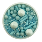 Turquoise Edible Blossom Dust, 4 g.