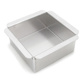 Magic Line Aluminum Square Cake Pan, 4.5 x 4.5 x  2"