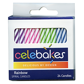 Celebakes Rainbow Candles, 24 count